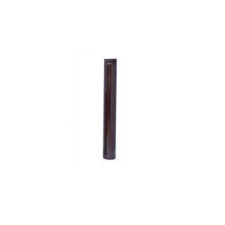 Linear pipe (0,90m)  Φ120  Brown - Black